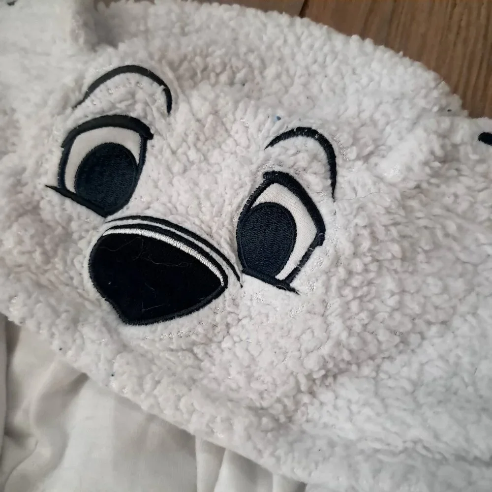 Disney Store 101 Dalmatians Dog Costume kids‎ 9/10 Pajamas unionsuit pj onepiece - Picture 4 of 14